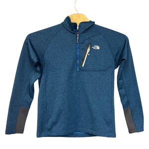 The‎ North Face Blue Canyonlands 1/2 Zip Fleece Pullover Jacket Mens M